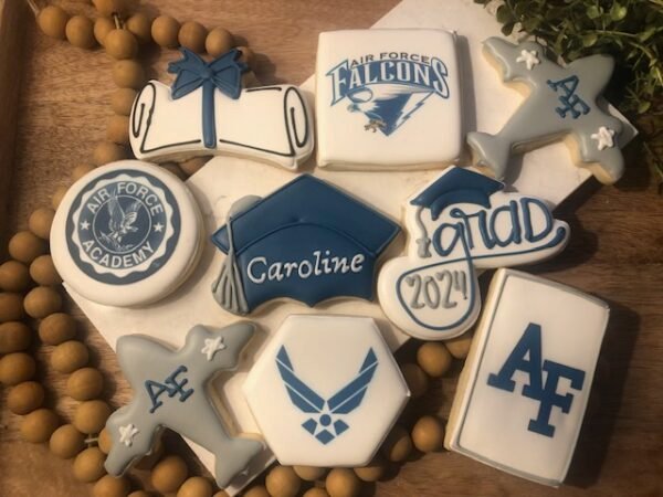 Graduation cookies hand done and printed